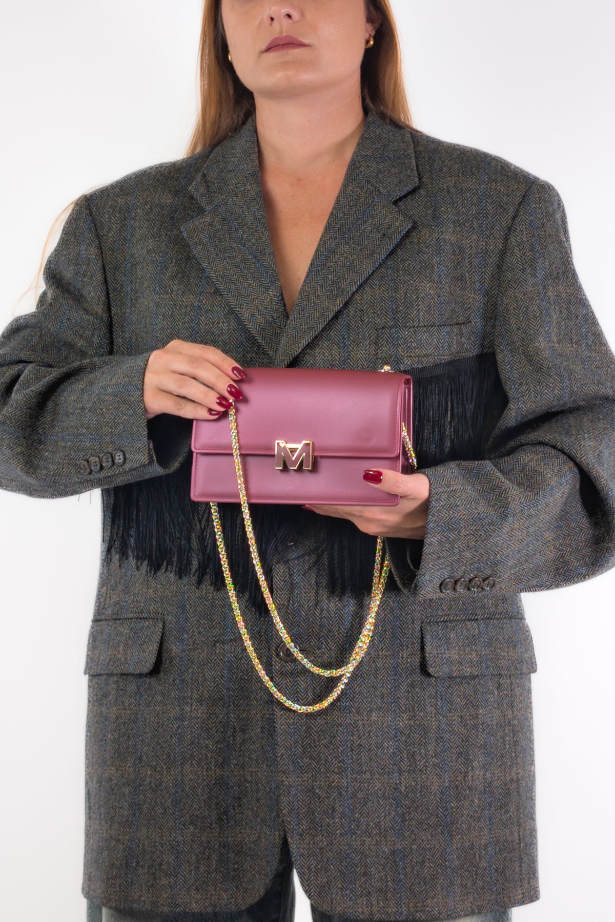 Marc Ellis Borsa FLAT SUPER M BURG/LIG GOLD