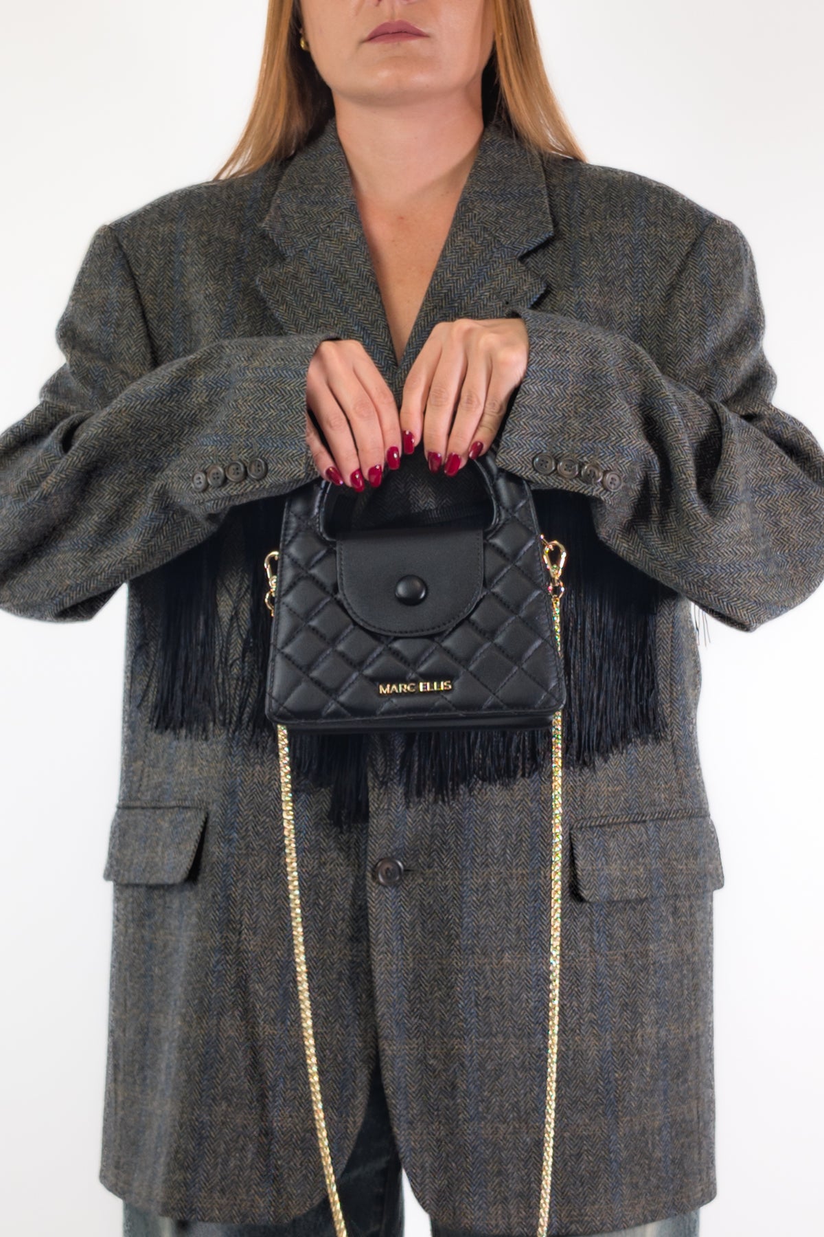 Marc Ellis Borsa MADELLINE BLACK / LIGHT GOLD