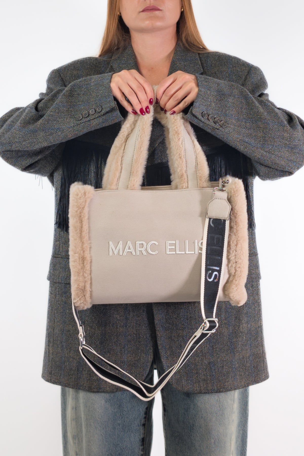 Marc Ellis Borsa BUBY CARAC M DARK BEIGE