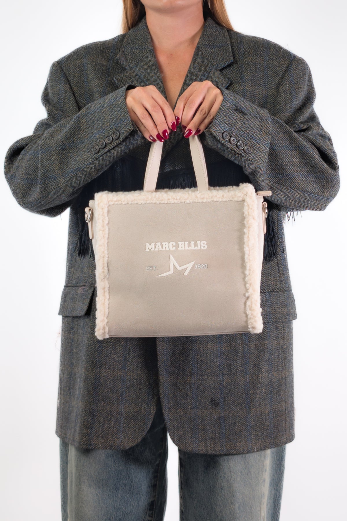 Marc Ellis Borsa BUBY BUCKS M DARK BEIGE