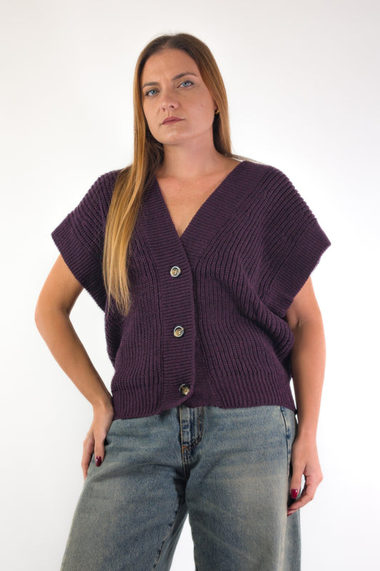 AI26 Susy Mix Gilet 3171 Prugna