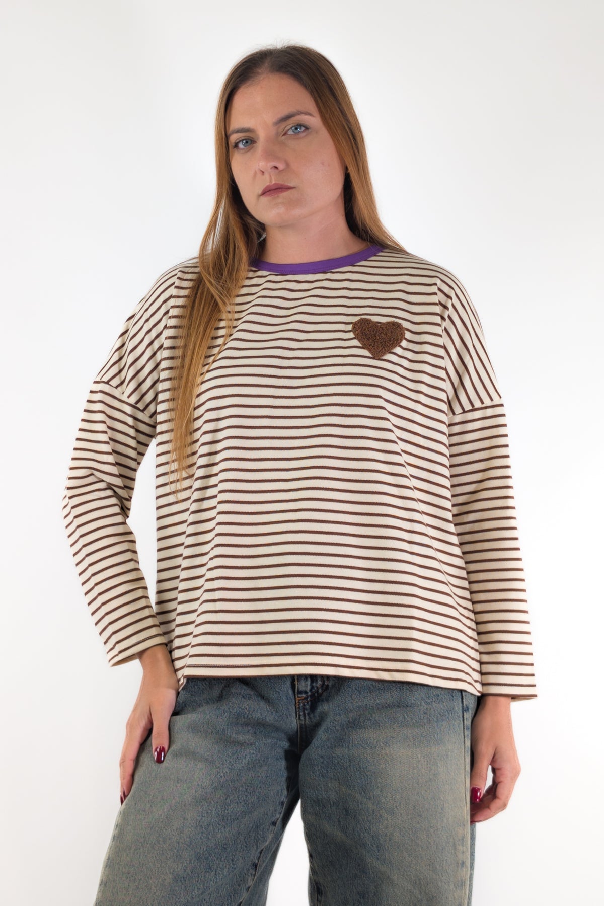 AI26 Susy Mix Maglia 12483 Tabacco