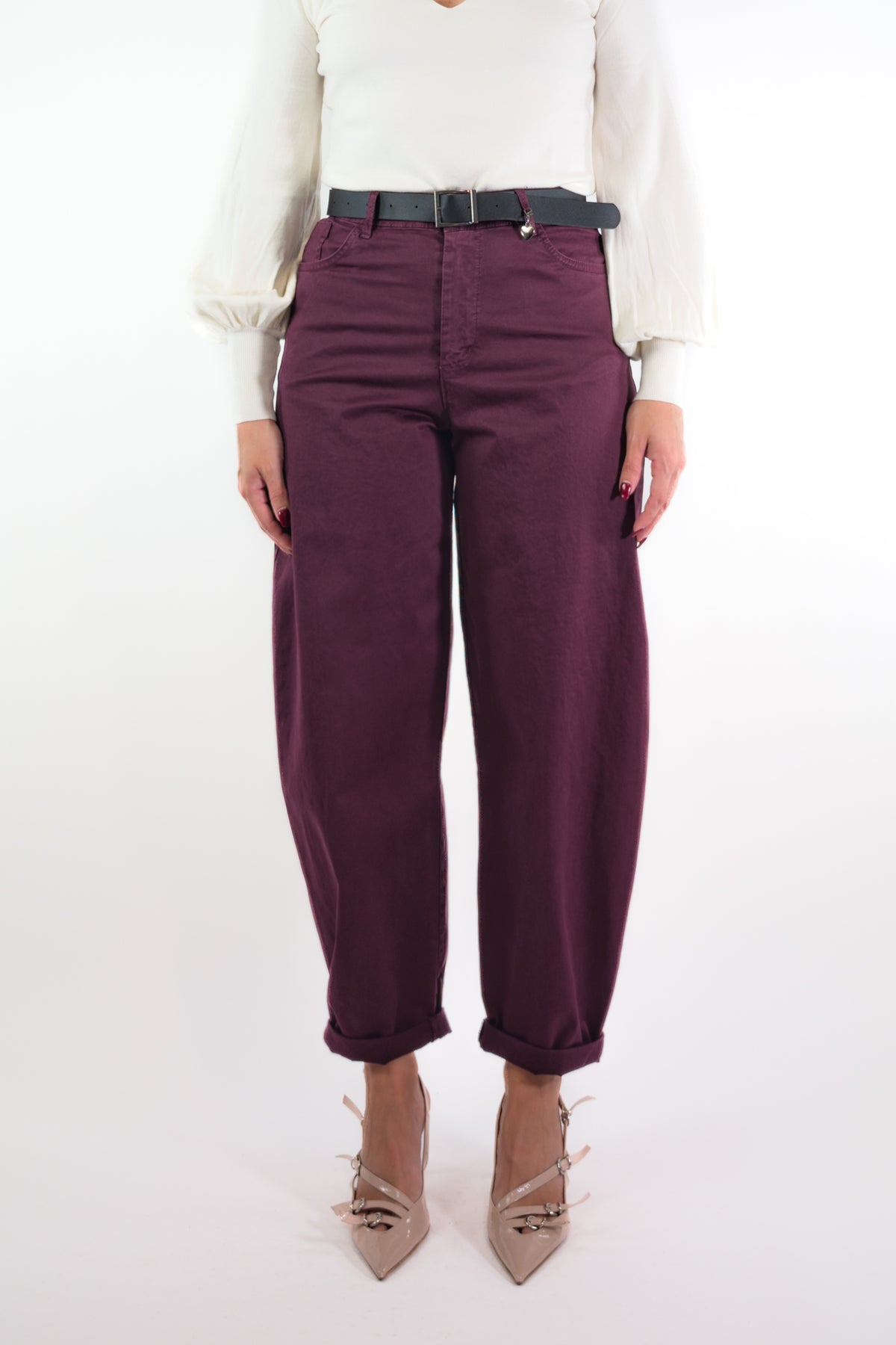 AI26 Susy Mix Pantalone 60285PMTR Barolo