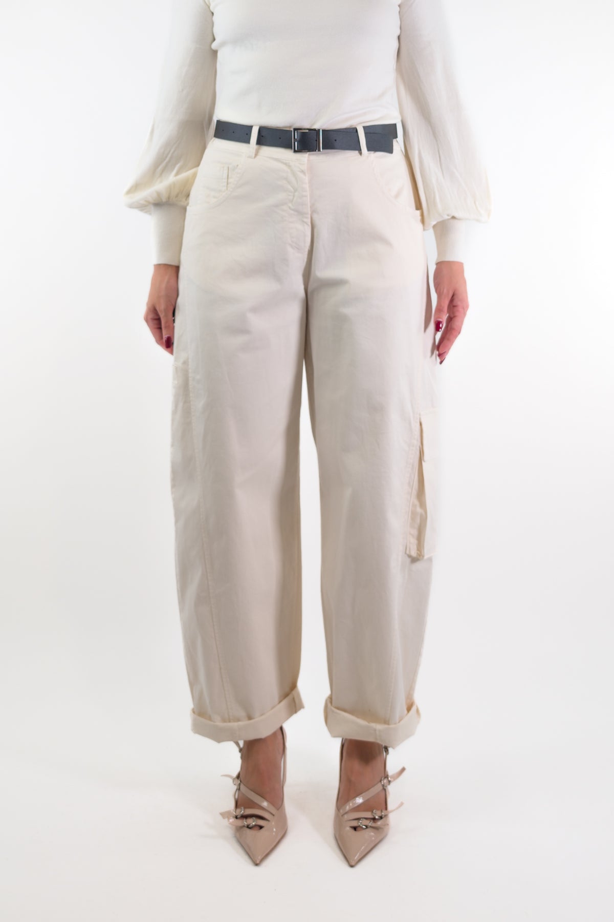 AI26 Susy Mix Pantalone 61048PMTR Latte