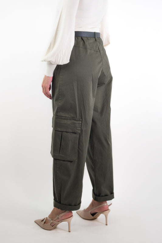 AI26 Susy Mix Pantalone 61048PMTR Militare