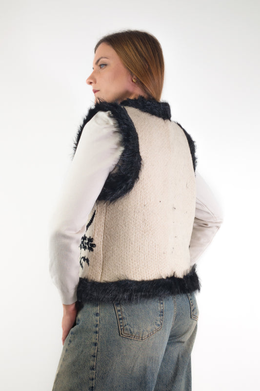 AI26 Susy Mix Gilet M367 Latte