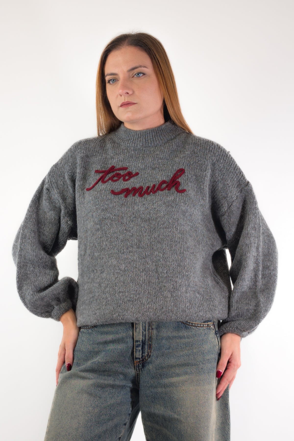 AI26 Luxury Maglia A4581 Too Much Grigio