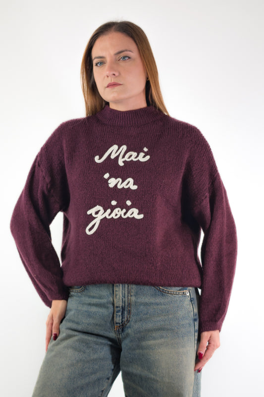 AI26 Luxury Maglia A4580 Mai Na Gioia Bordeaux