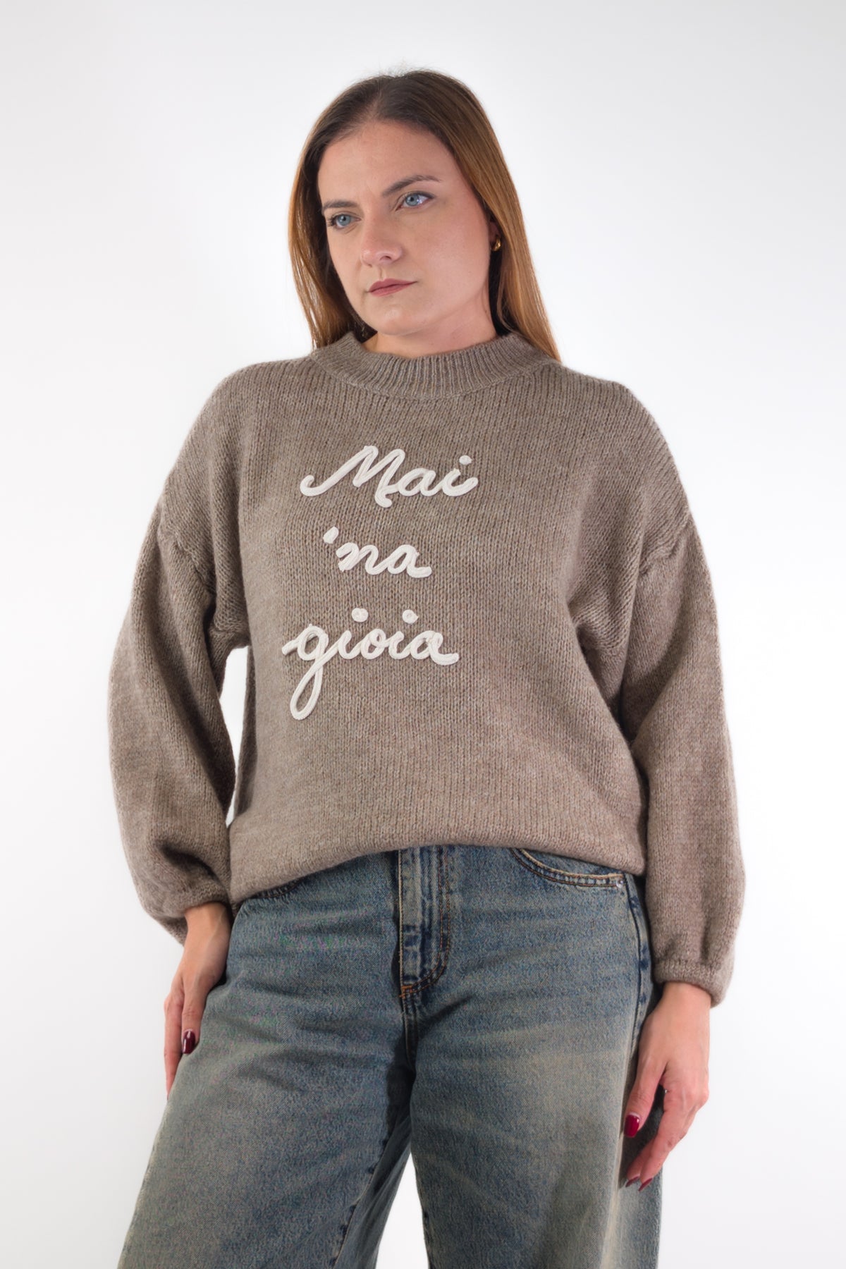 AI26 Luxury Maglia A4580 Mai Na Gioia Beige