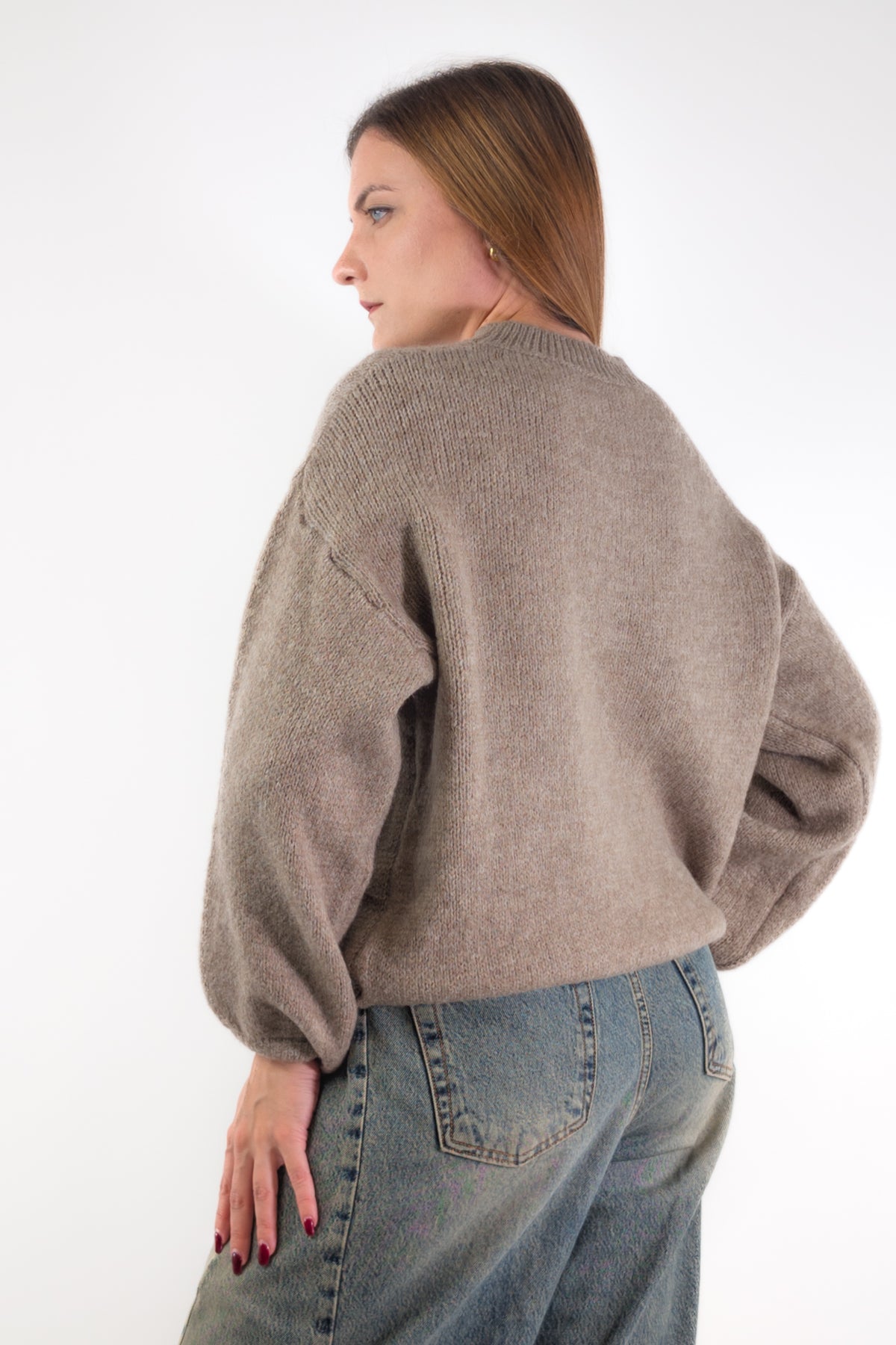 AI26 Luxury Maglia A4580 Mai Na Gioia Beige