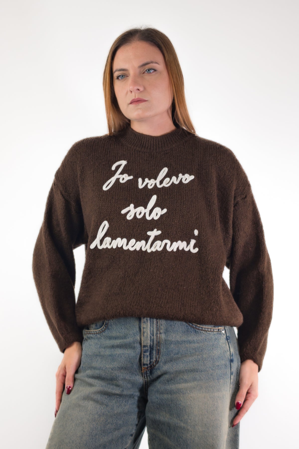 AI26 Luxury Maglia A4579 Io Volevo Solo Lamentarmi Moro