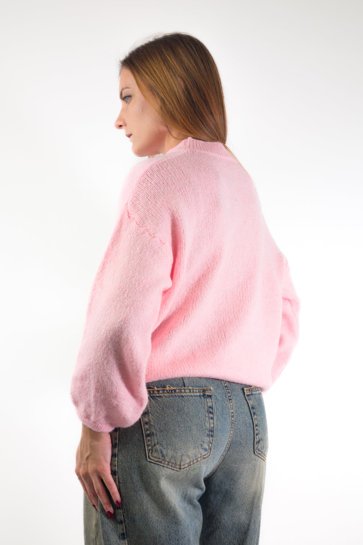 AI26 Luxury Maglia A4579 Io Volevo Solo Lamentarmi Rosa