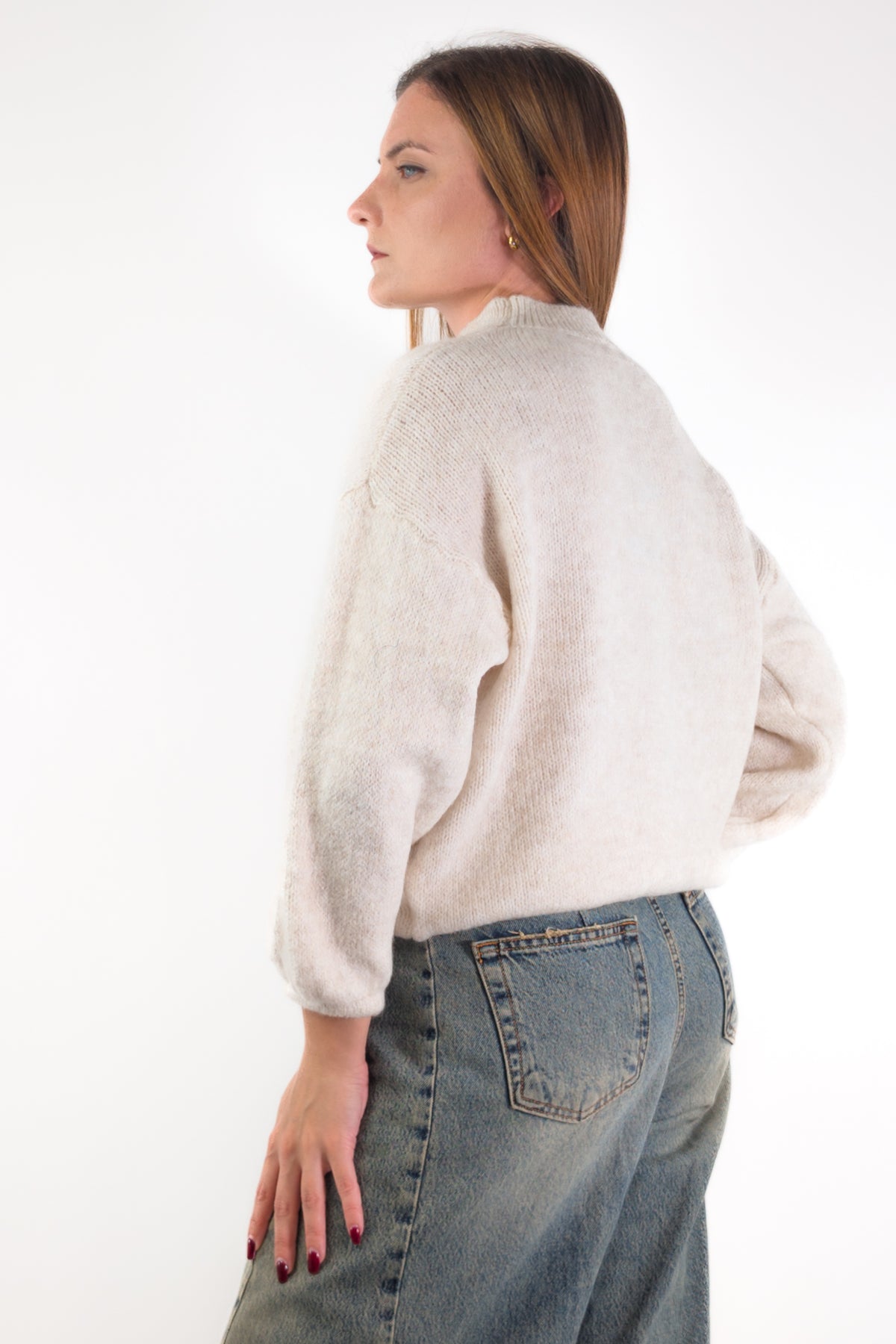 AI26 Luxury Maglia A2702 No Vabbè Beige