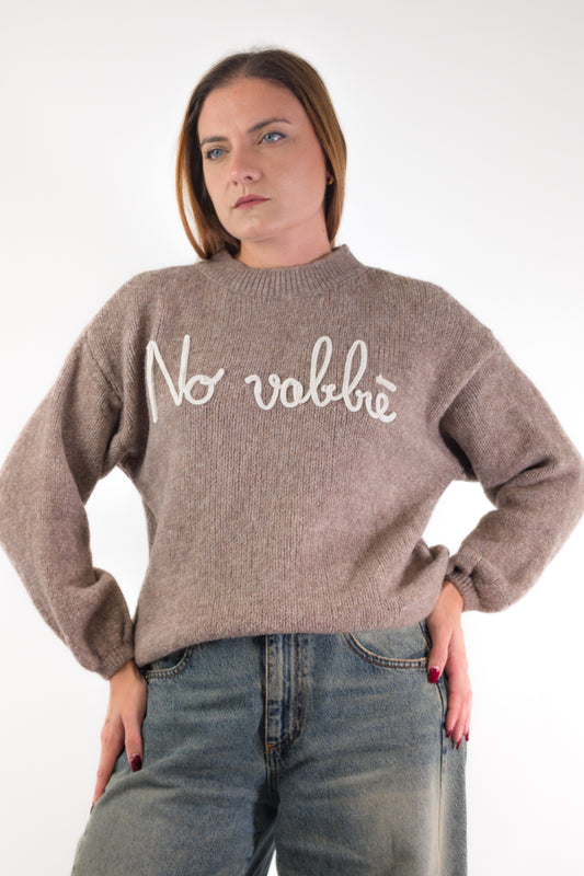 AI26 Luxury Maglia A2702 No Vabbè Tortora
