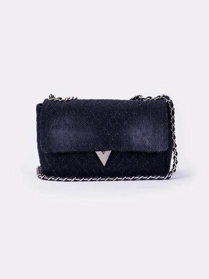 AI25 Vicolo Borsa XF0038 Denim Nero