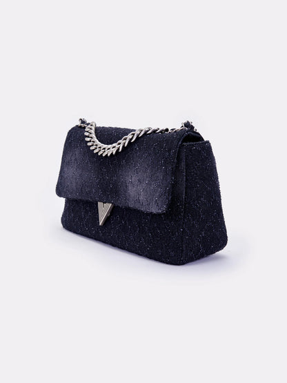 AI25 Vicolo Borsa XF0038 Denim Nero