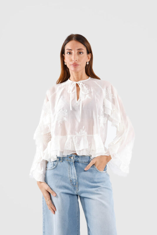 PE26 Have One Blusa CMA-Q016 Avorio