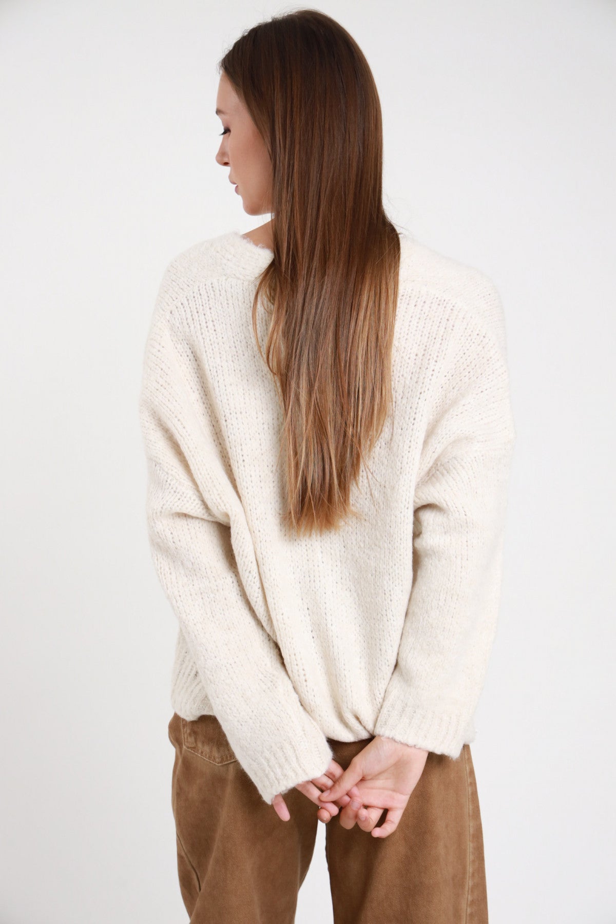 AI26 Susy Mix Cardigan M212 Latte