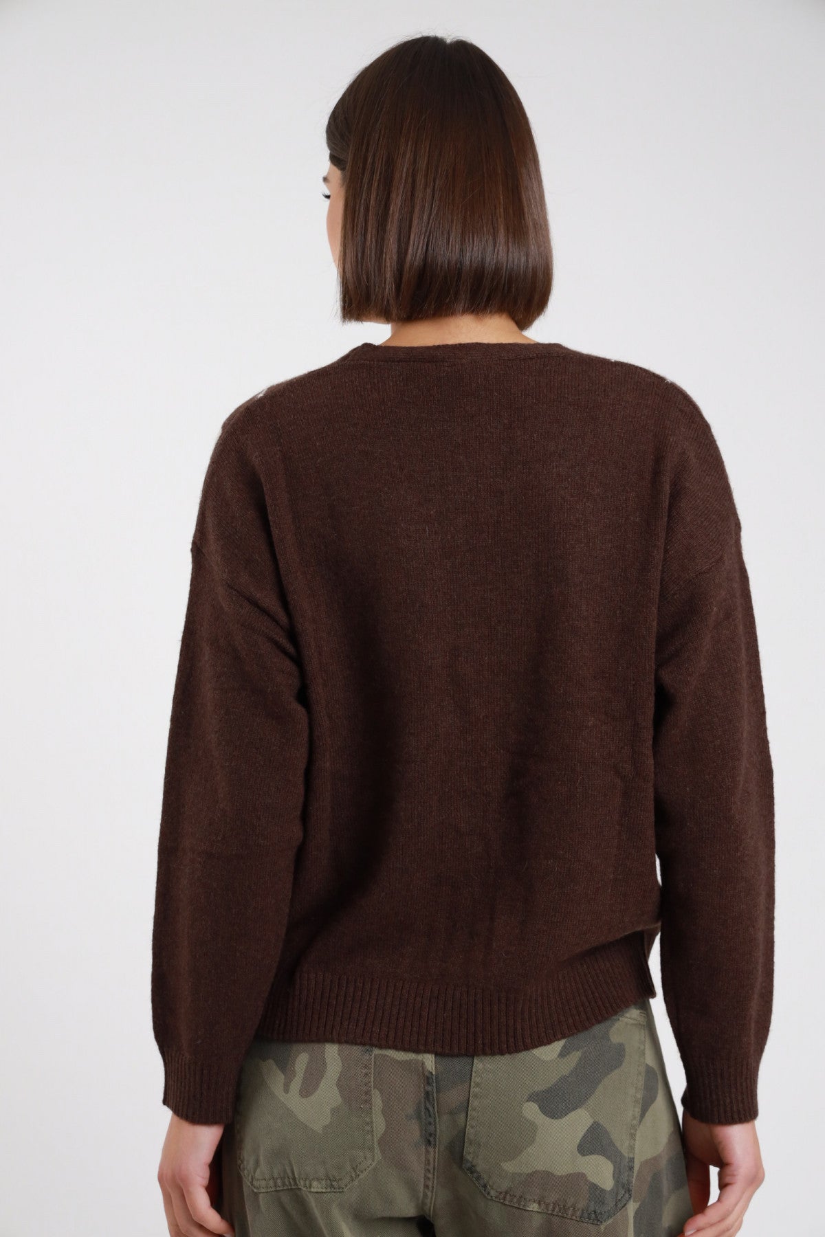 AI26 Susy Mix Cardigan HS26805 Moro