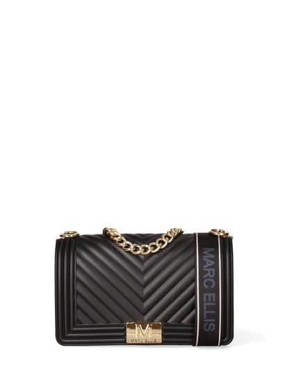 AI25 Marc Ellis Borsa FLAT S _25 Black/Light Gold