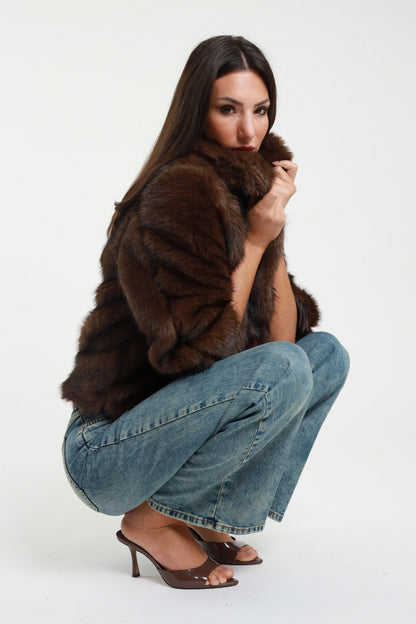 AI25 Susy Mix Ecopelliccia I251171 Moro