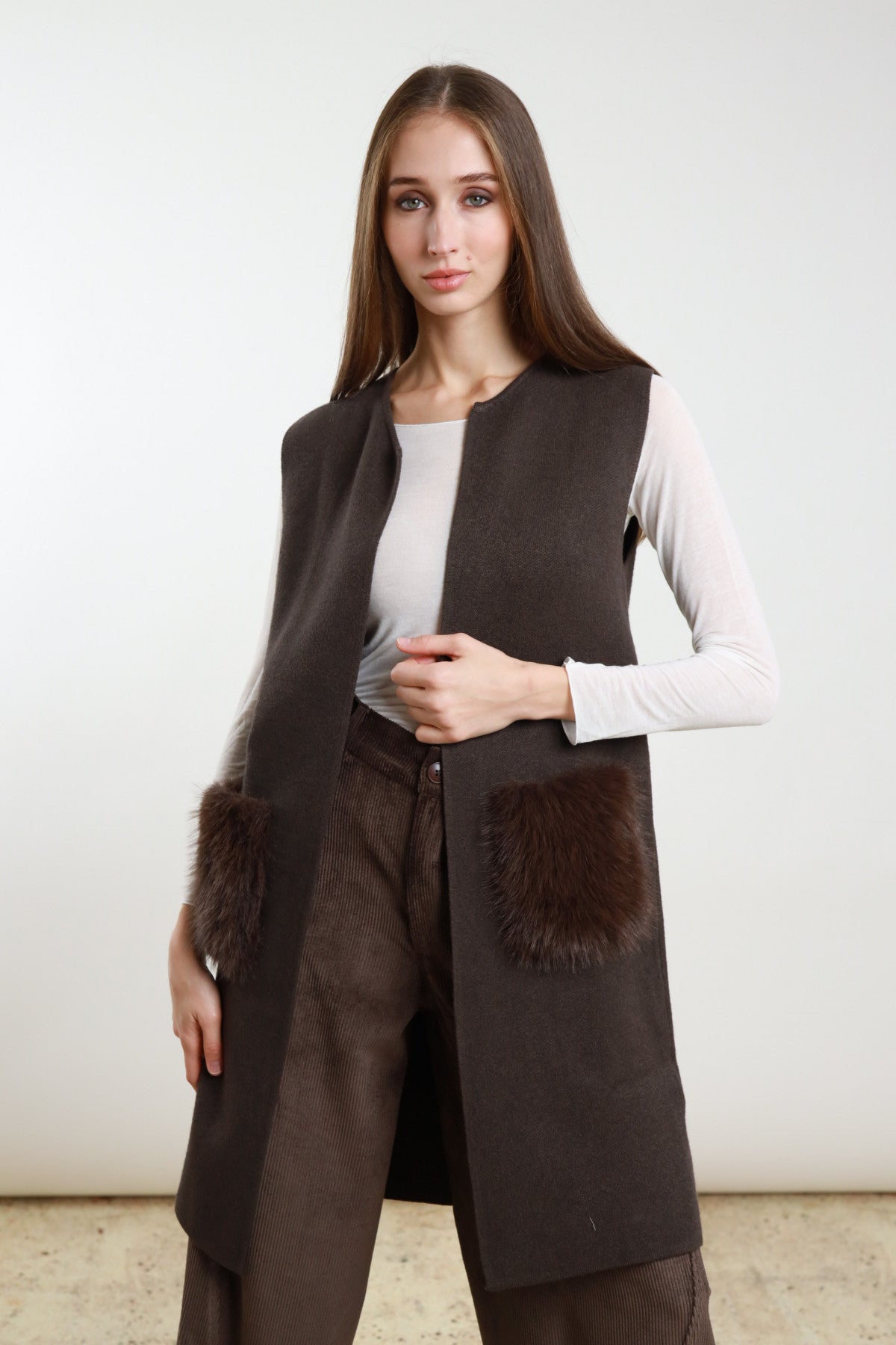 AI25 Susy Mix Gilet 12017 Moro