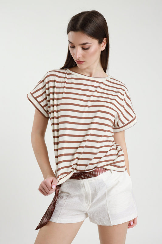PE26 Susy Mix Maglia 12140 Tabacco
