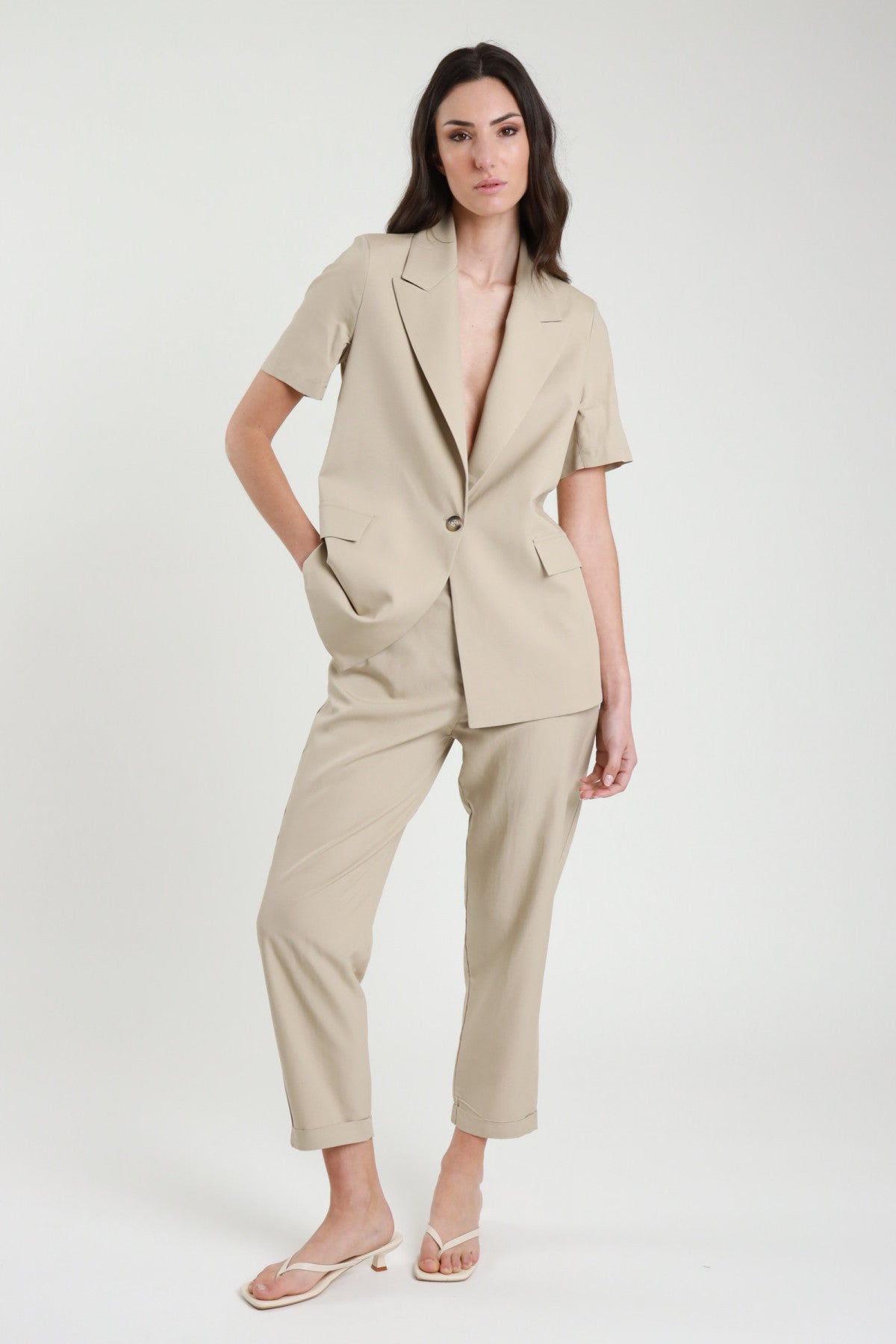 PE26 Susy Mix Pantalone 102371 Beige