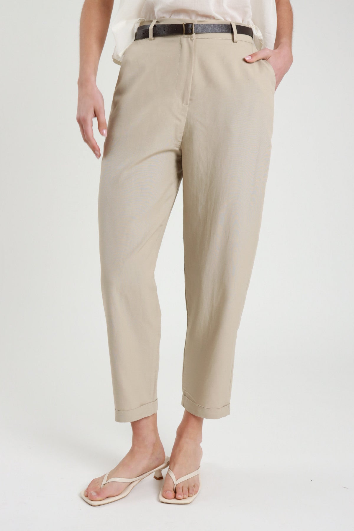 PE26 Susy Mix Pantalone 102371 Beige