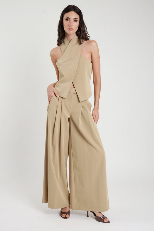 PE26 Susy Mix Pantalone P3778MF Cammello