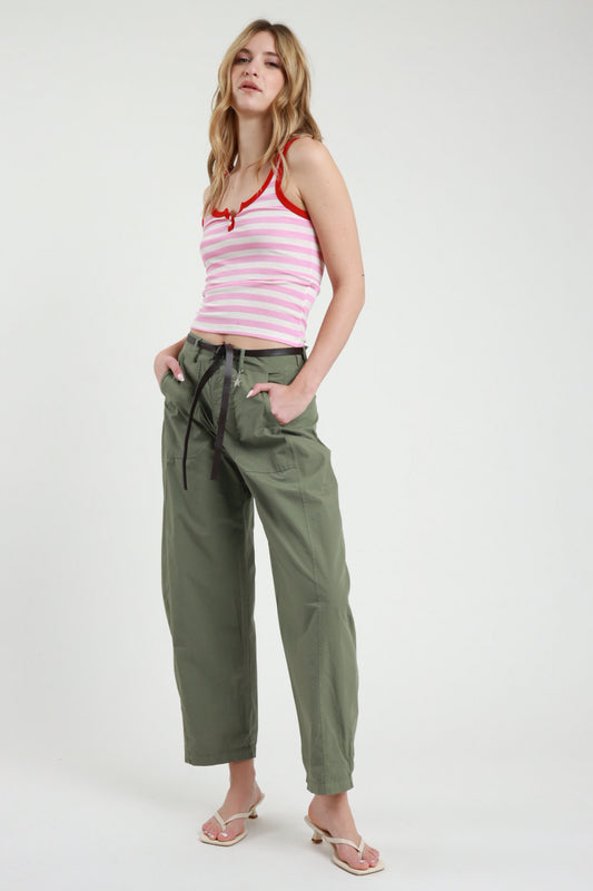 PE26 Susy Mix Pantalone 58300TL Verde Militare