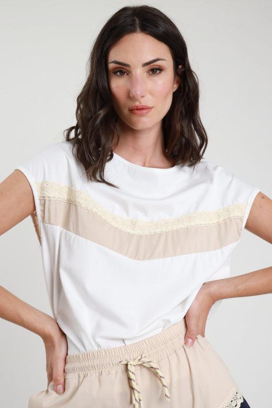PE26 Susy Mix T-Shirt 56363 Beige